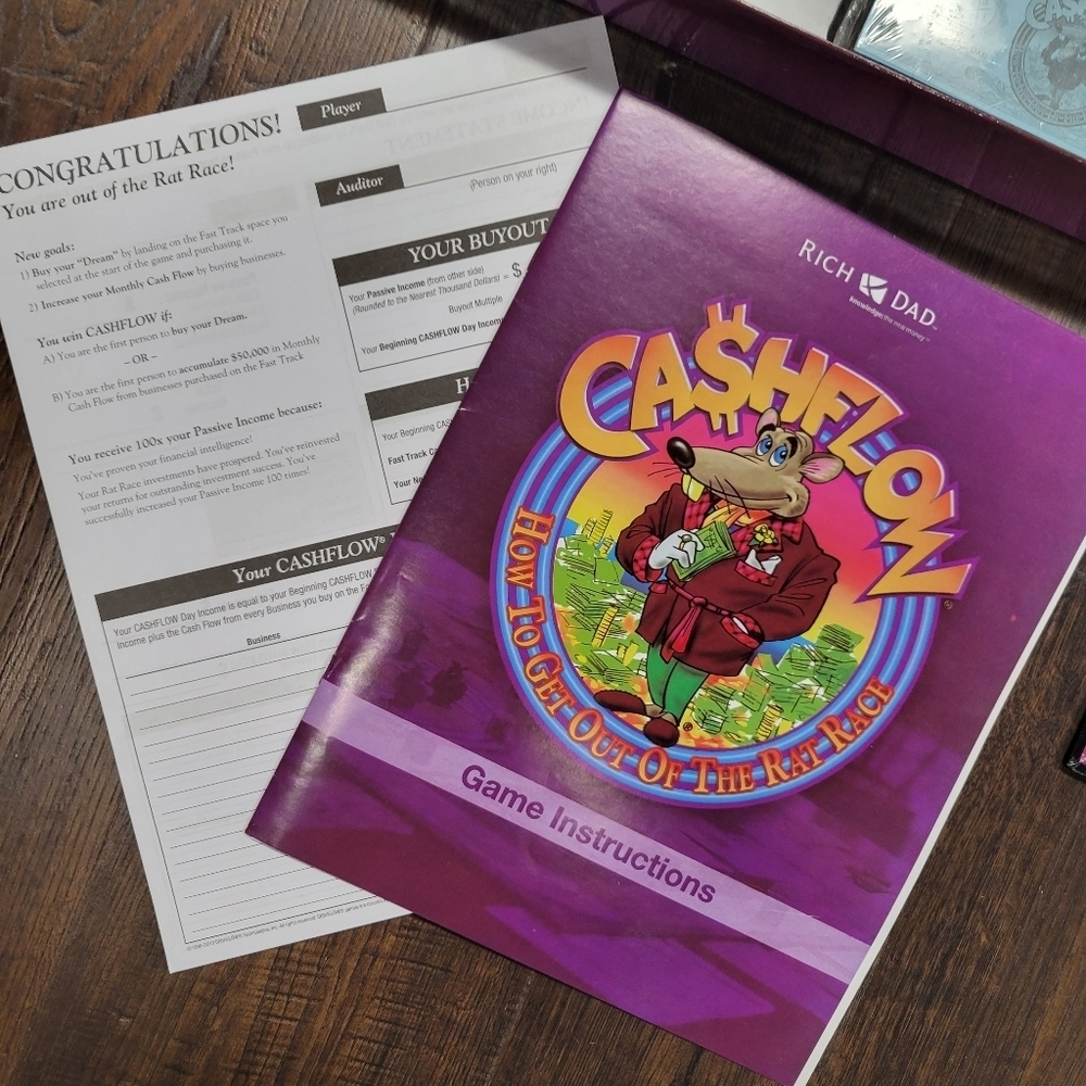 New Cashflow Board Game Complete Set - Picture 3 of 7